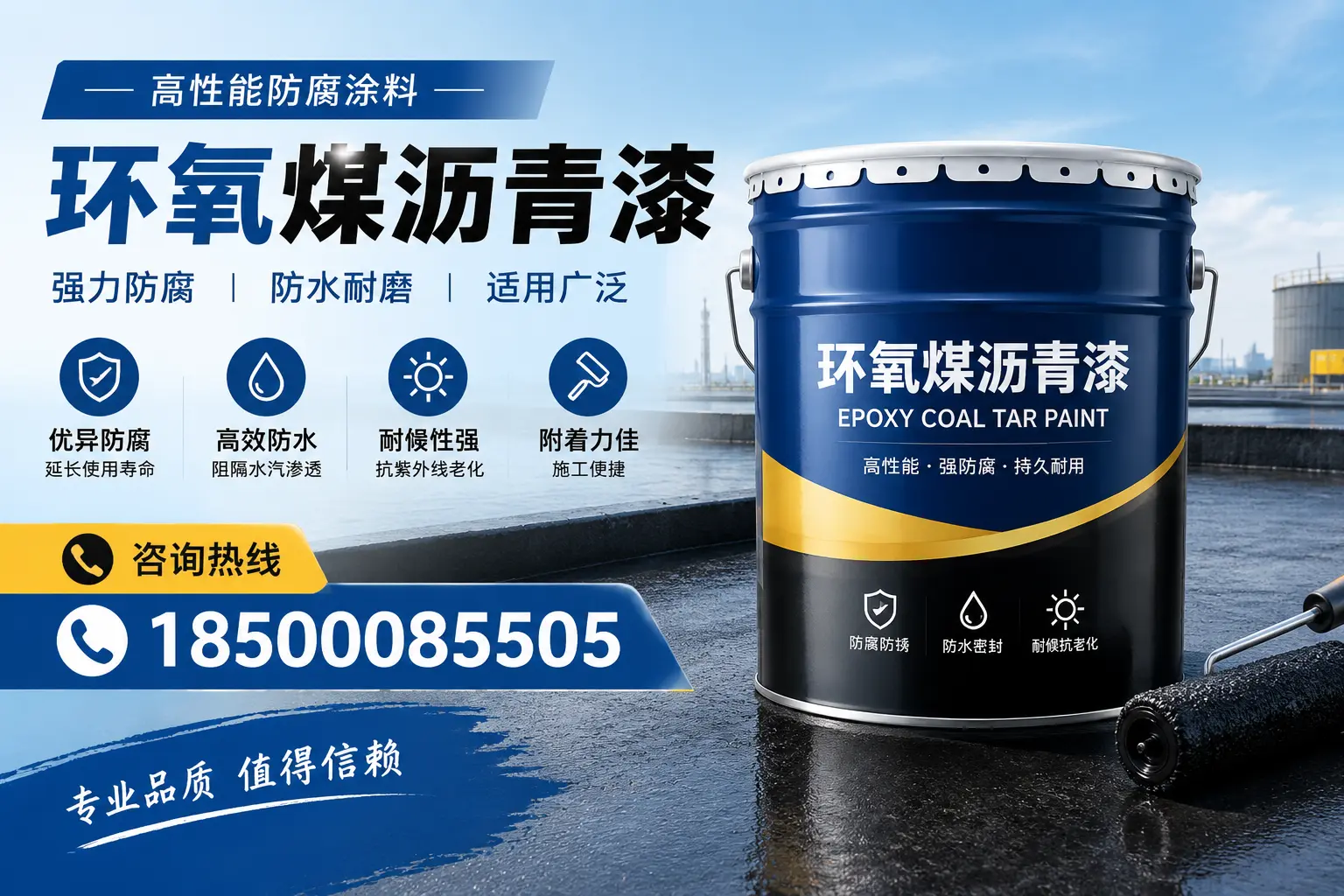 环氧煤沥青漆的主要成分与功能，乌鲁木齐用户深度了解